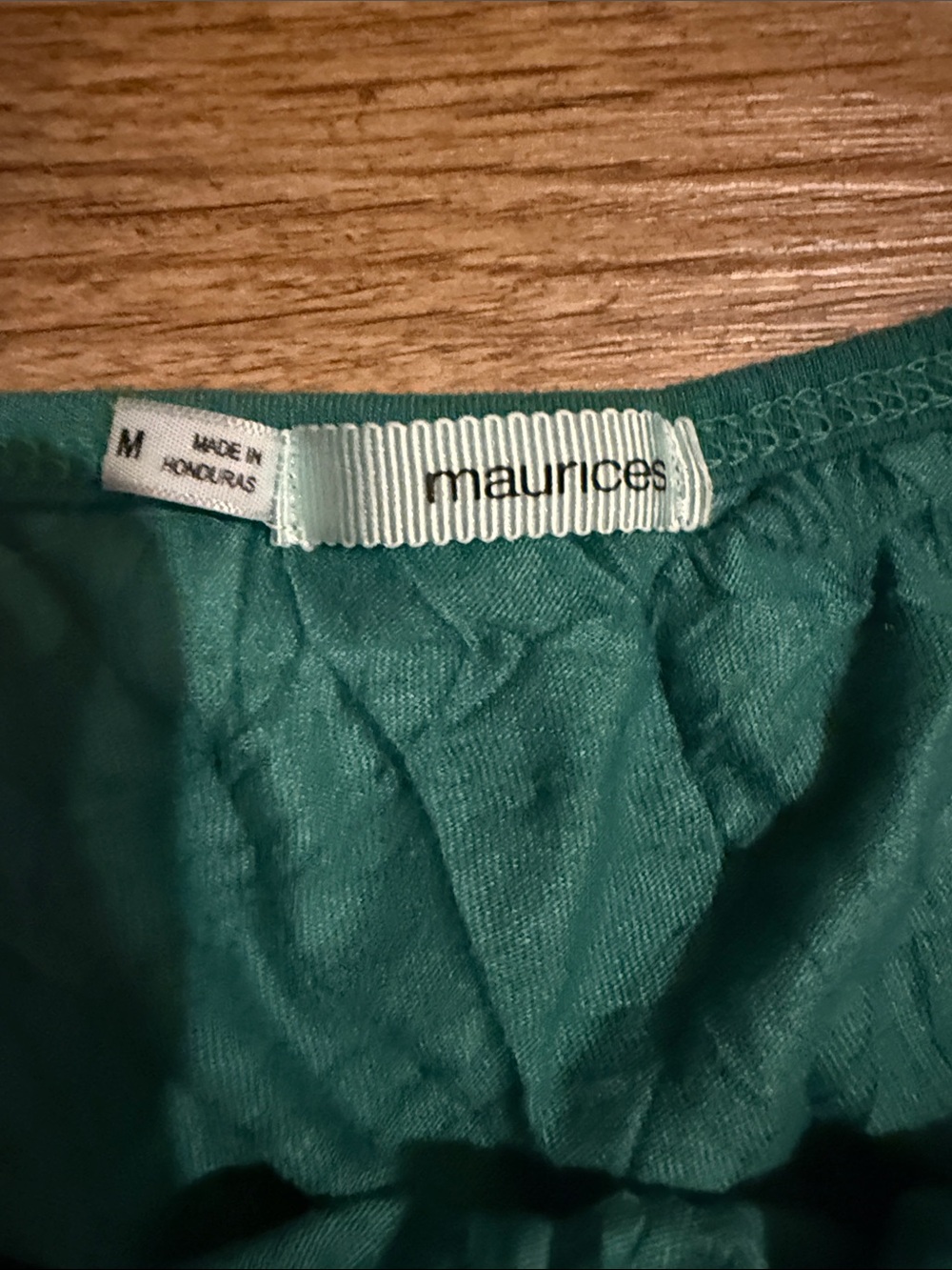 Maurices Emerald Green Lace-Trim Satin Camisole - Picture 2 of 6